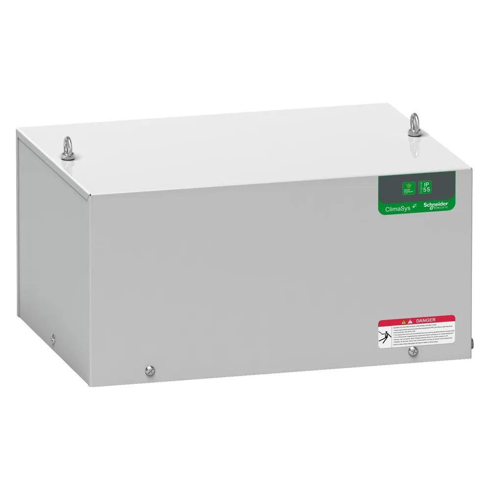 Schneider Electric Luft-/Wasser-Kuehlgerät ClimaSys 2500 W auf Schaltschrank