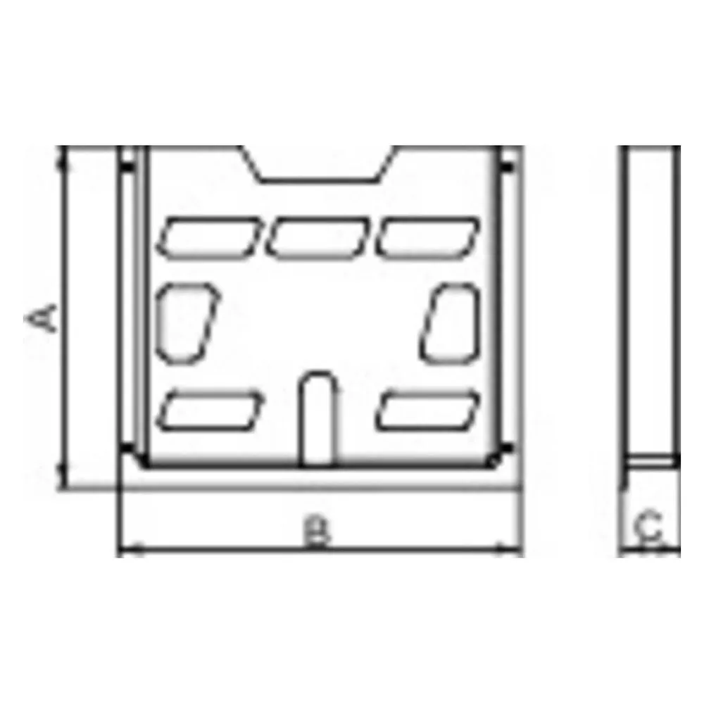 Schneider Electric NSYDPA5 Portadocumenti Polistirolo Grigio RAL 7035 L x A 22 188 174 mm 1