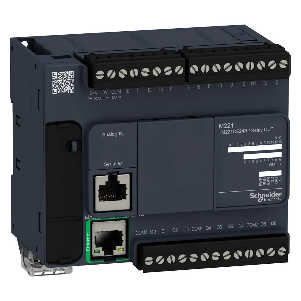 Schneider Electric CONTROLLER M221-24IO RELAY ETHERNET COMP