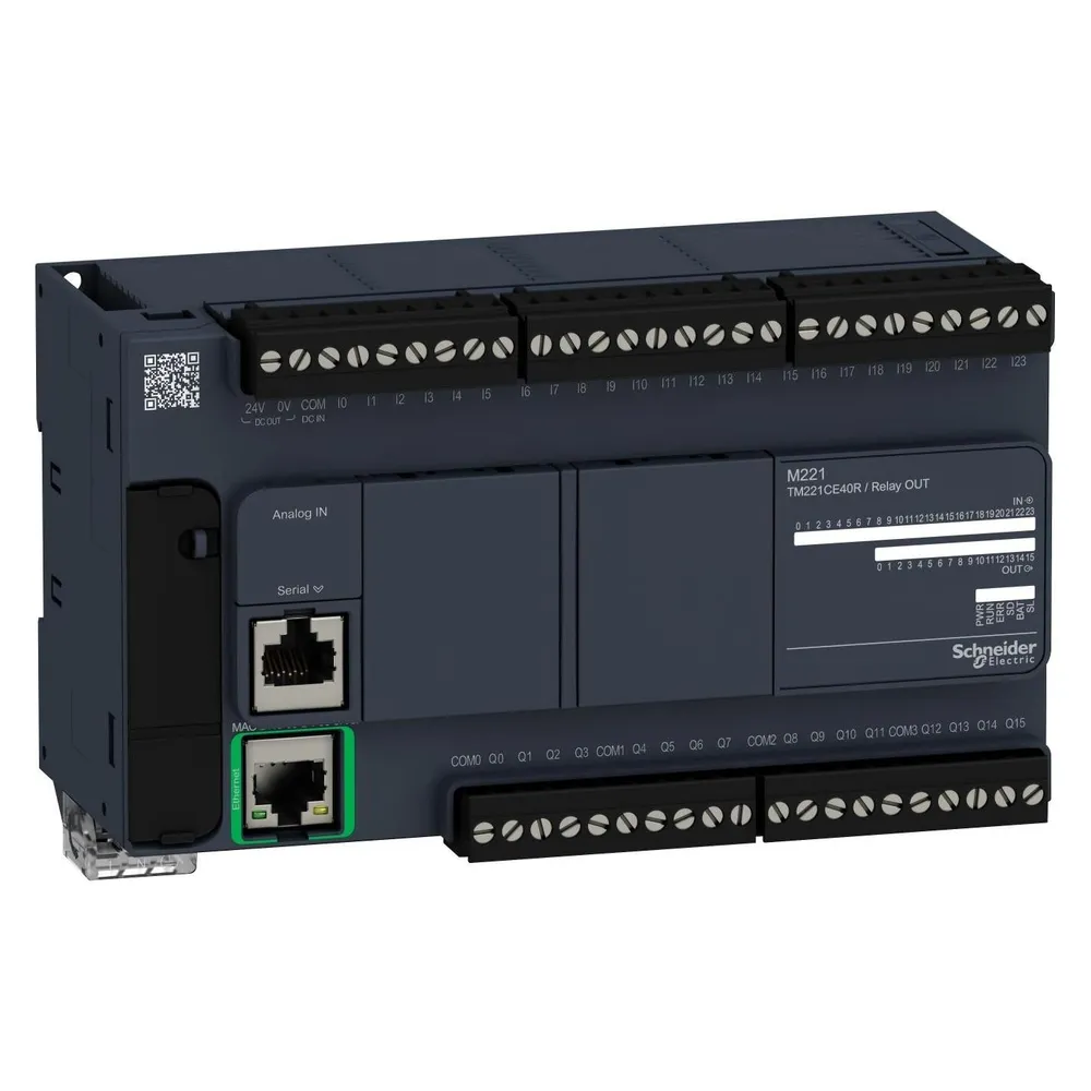 Schneider Electric CONTROLLER M221-40IO RELAY ETHERNET COMP