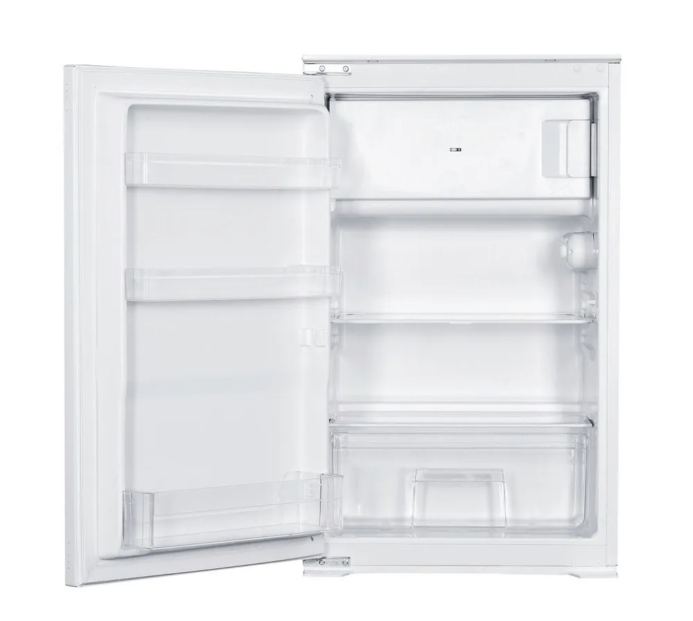 SCHOEPF Einbaukühlschrank KSE410A++, 87 cm hoch, 54 cm breit, Einbaukühlschrank mit Gefrierfach, Schlepptürtechnik