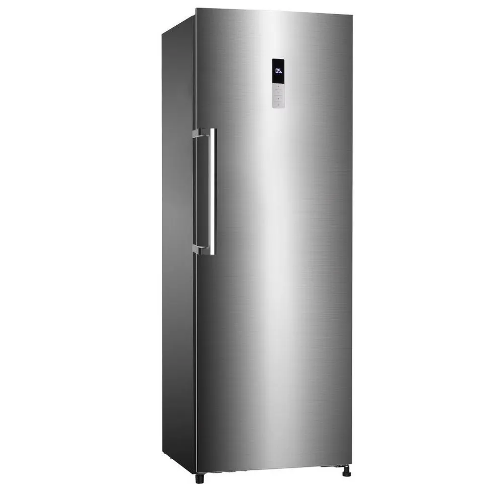 SCHOEPF Gefrierschrank GS282IX, 185 cm hoch, 59.5 cm breit, No-Frost, 282 Liter Nutzinhalt, LED-Beleuchtung