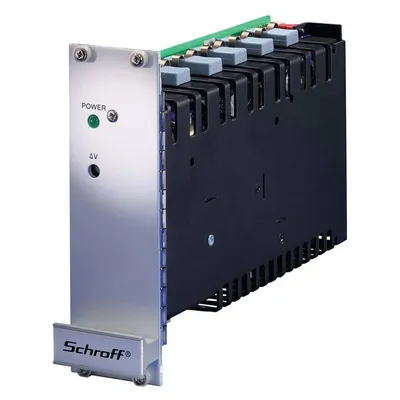 Schroff MAX 312 maxpower 19" Netzgerät 5,12,-12VDC/8,2.5,2.5A