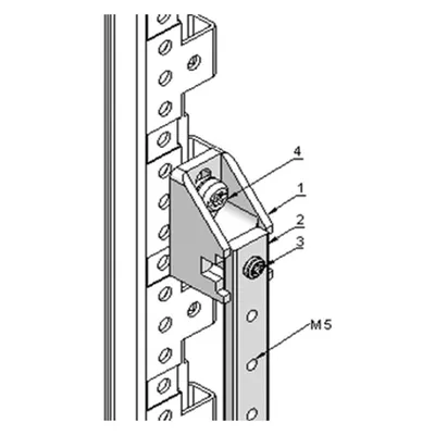 Schroff ERDUNGSSCHIENENSET M5 440MM-20 PTS