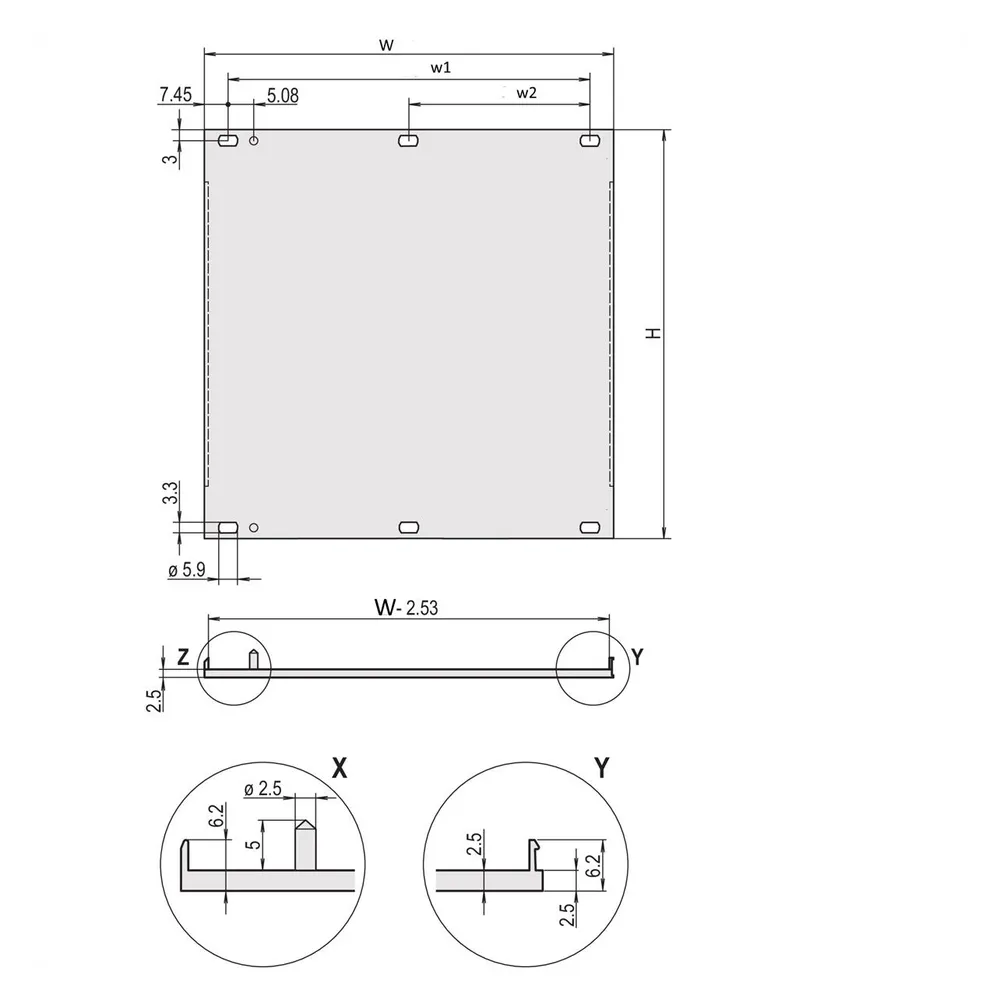 Schroff Frontplatten