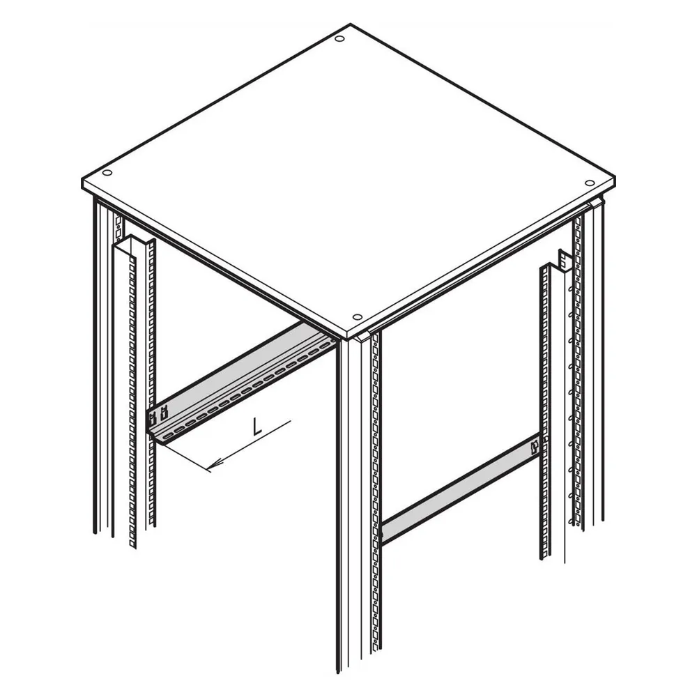 Schroff Gleitschiene 25 kg - GLEITSCHIENEN SATZ 800T 10ST