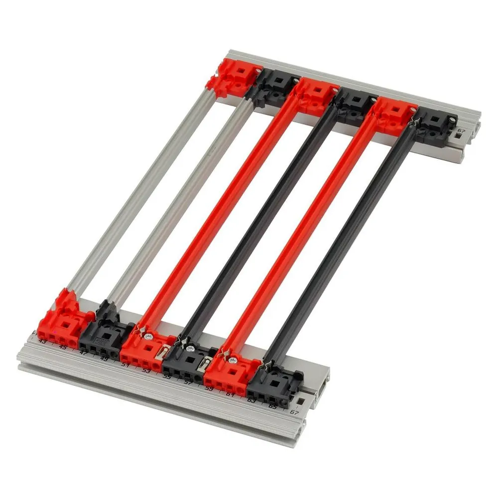 Schroff FUEHRUNGSSCH.SET 280T 2.5MM ROT 10STK