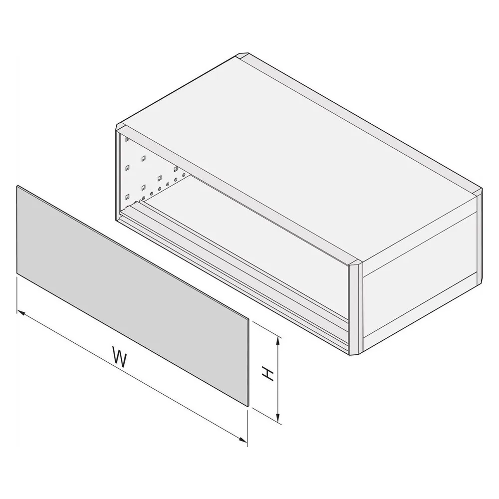 Schroff U-FRONTPL.EMC 3HE 84TE