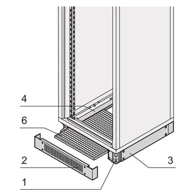 Schroff Filtermatte - FILTER F.SCHRANK 600B X 600T