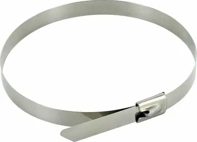 10er-Set Edelstahlkabelbinder, 25 cm