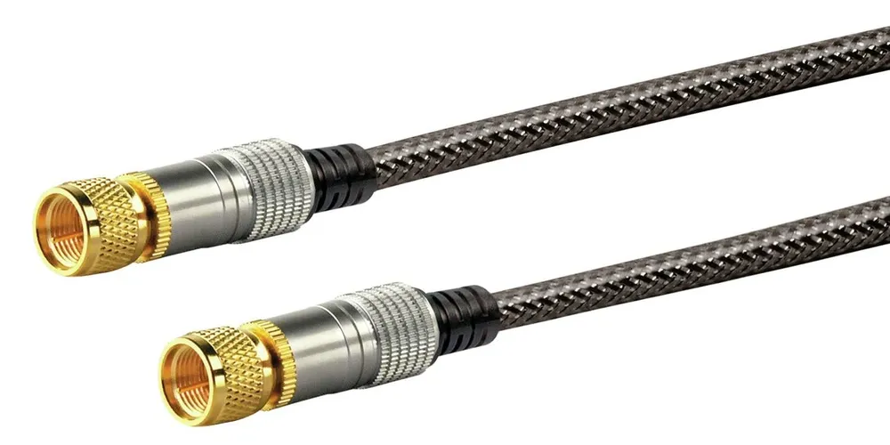 KVCHD15 - F-Stecker, 1,5m SAT Anschlusskabel