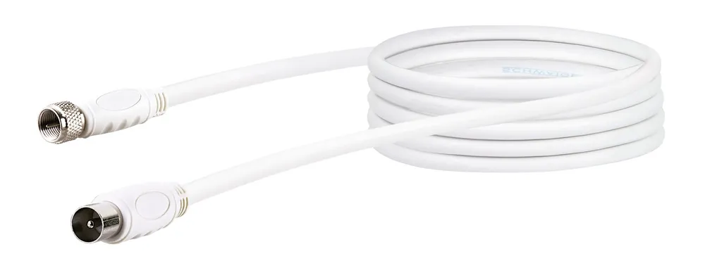 KVCKHQ183 - F-Stecker > IEC Stecker, 3m SAT/Antennen Adapterkabel