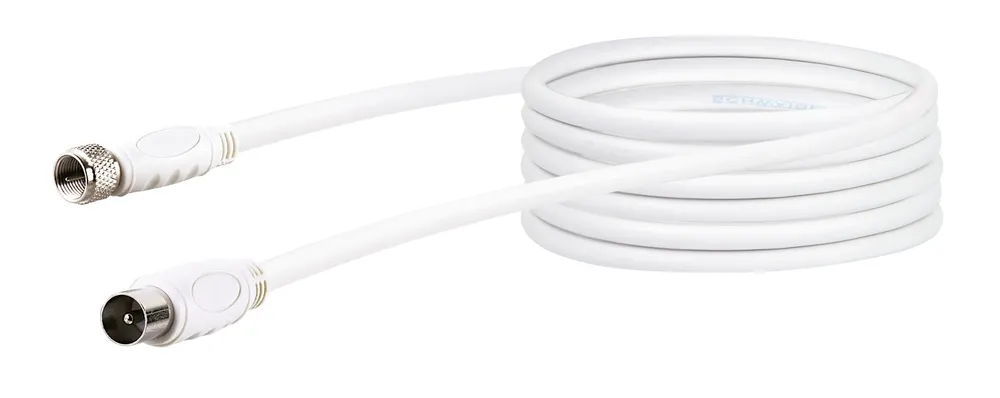 SAT/Antennen Adapterkabel (90 dB) KVCKHQ185 - F-Stecker > IEC Stecker, 5m