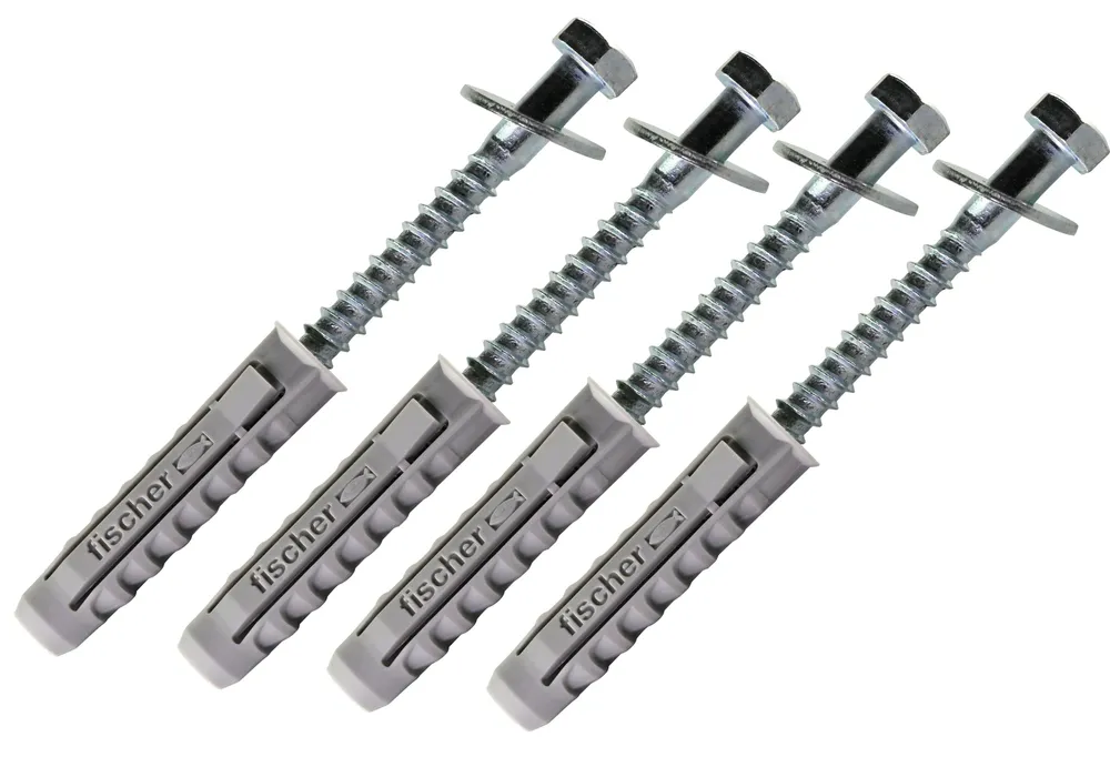 Schrauben und FISCHER Dübel Set SSET812
