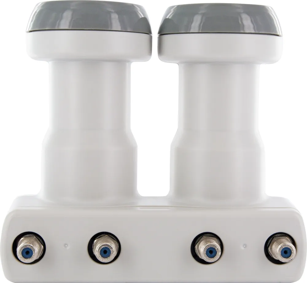 SPS8804531 hellgrau Quad LNB Monoblock