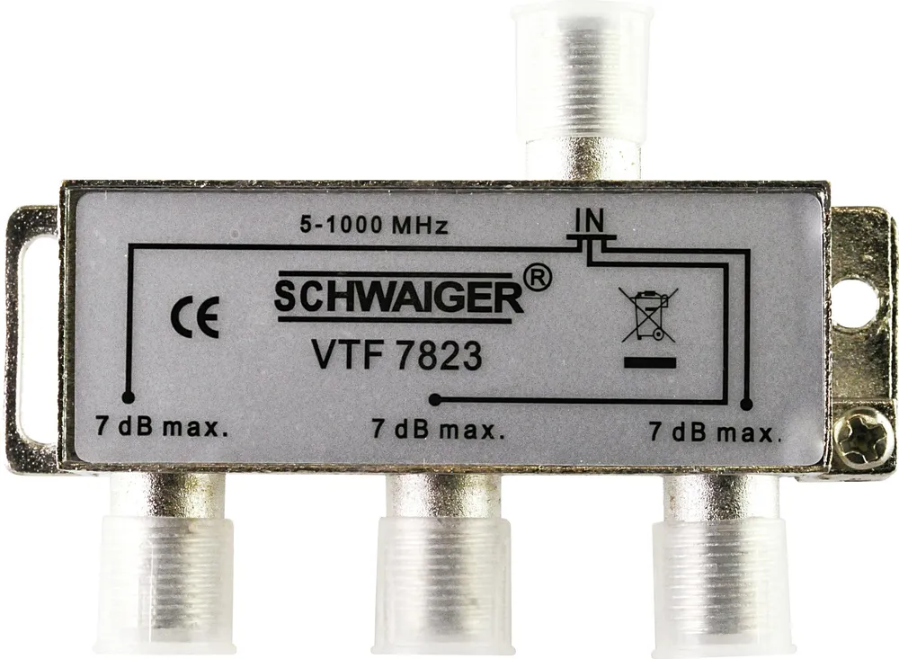 VTF7823531 FC 3-fach 7dB Verteiler