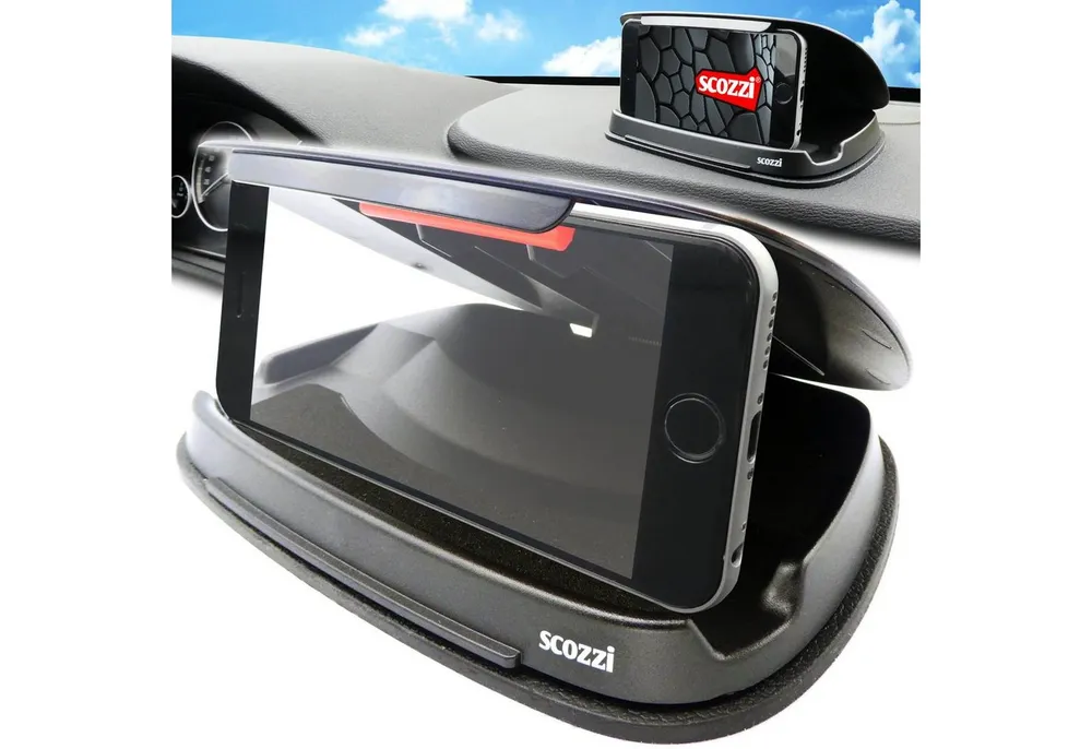 scozzi Handy-Halterung Handyhalterung Auto Armaturenbrett KFZ Handy Halter Halterung