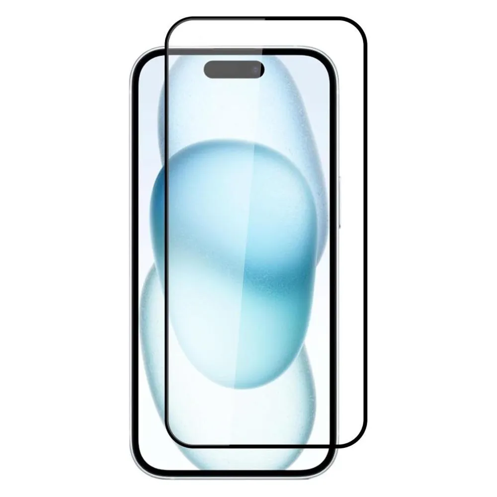 Screenguard Apple iPhone 15 Full Screen Panzerglas Schutzfolie 2.5D 9H