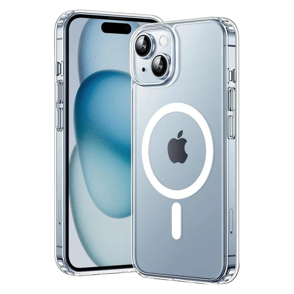 Screenguard Magnetic Apple iPhone 15 Plus Clear Case MagSafe Hülle