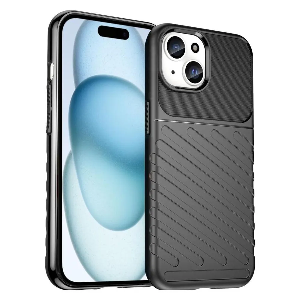 Screenguard Apple iPhone 15 Plus SpaceCase Impact-Resistant Hülle