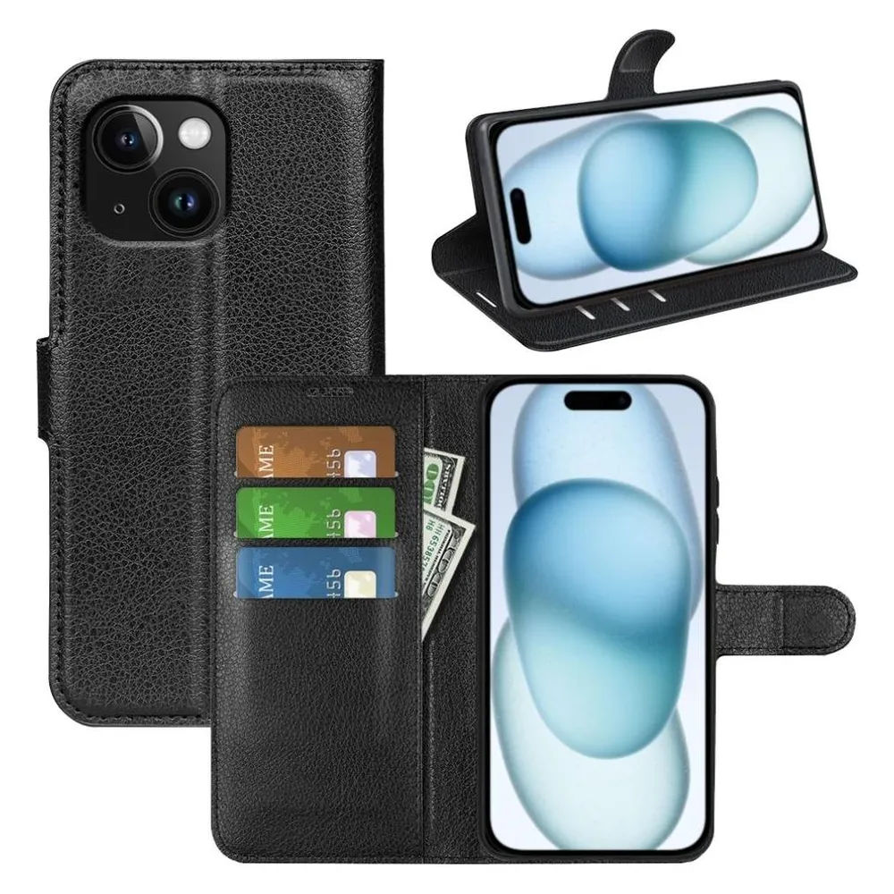Screenguard Apple iPhone 15 Plus Leather Guard Lederhülle (Apple iPhone 15 Plus)