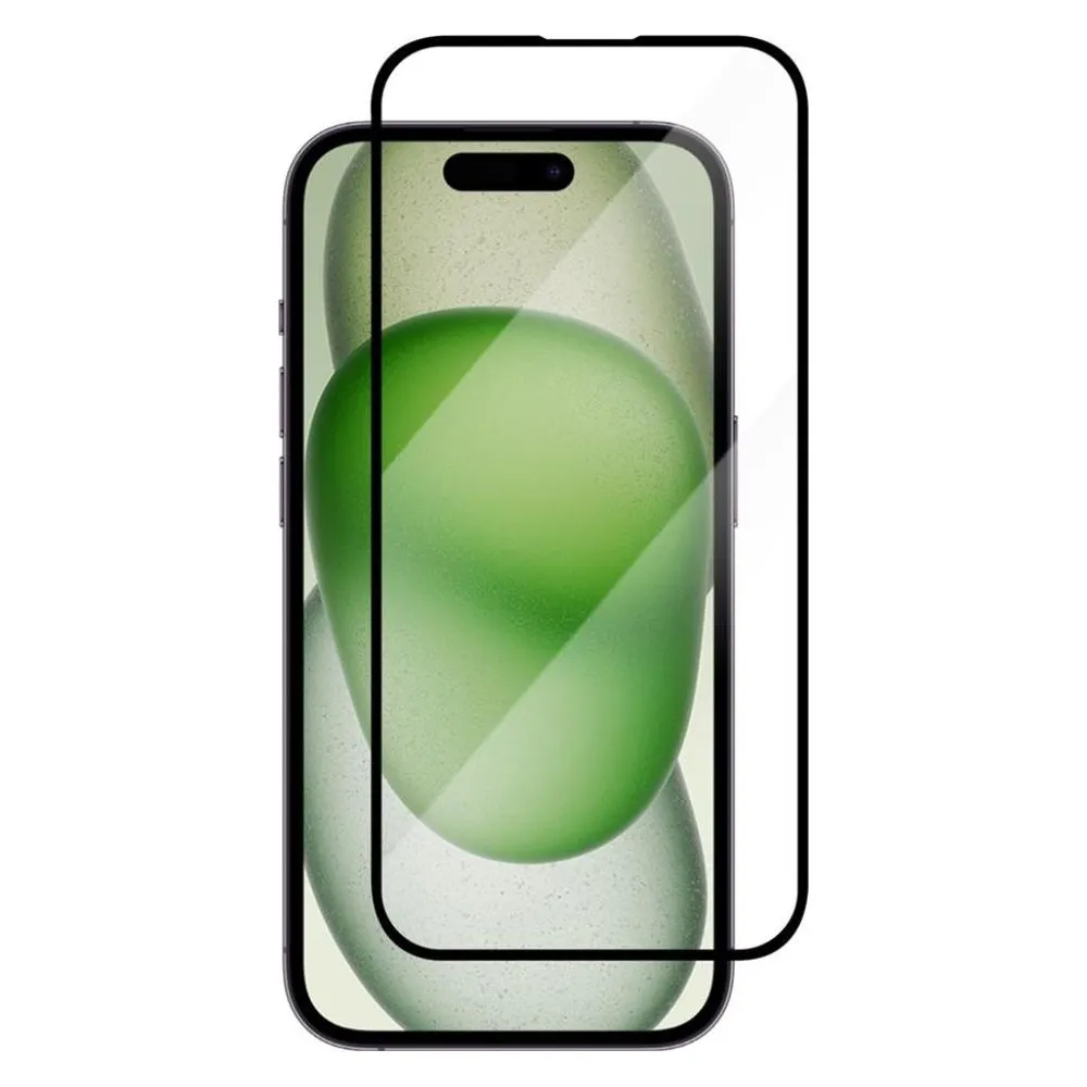 Screenguard Apple iPhone 15 Plus Full Screen Panzerglas Schutzfolie 2.5D 9H