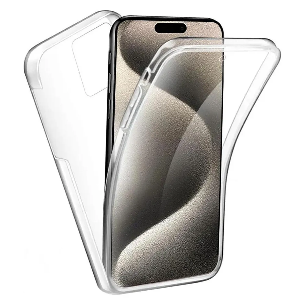 Screenguard 360° Screen & Body Protector Apple iPhone 15 Pro Hülle mit Folie