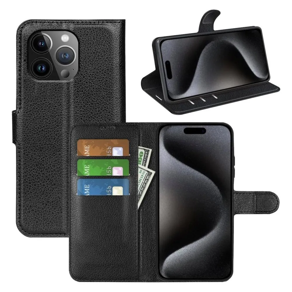 Screenguard Apple iPhone 15 Pro Max Leather Guard Lederhülle (Apple iPhone 15 Pro Max)