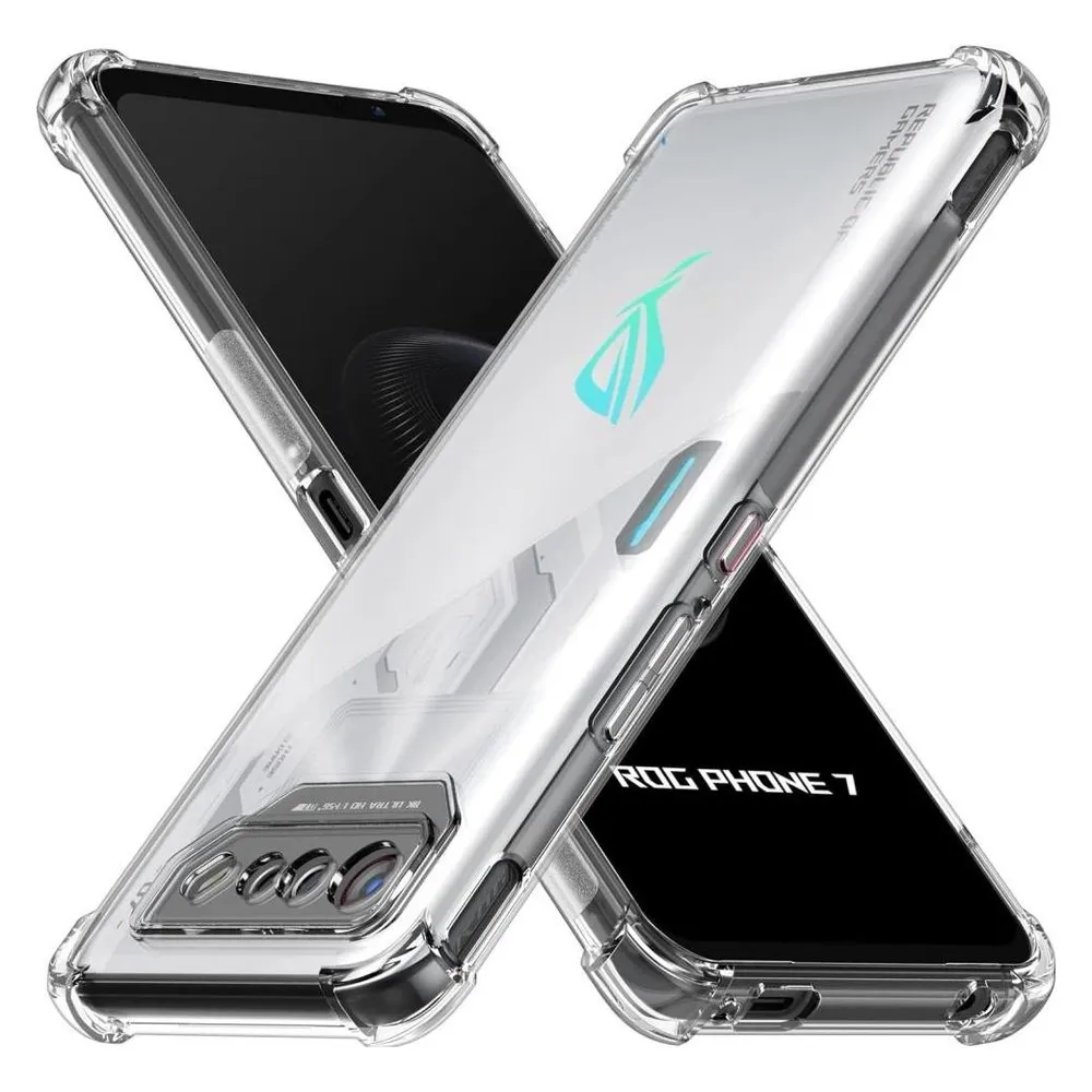 Screenguard Asus ROG Phone 7 Hülle Crystal Soft Airbag Bumper