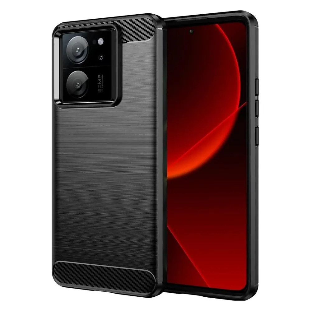 Screenguard Xiaomi 13T Pro Hülle Carbon Brushed Soft TPU