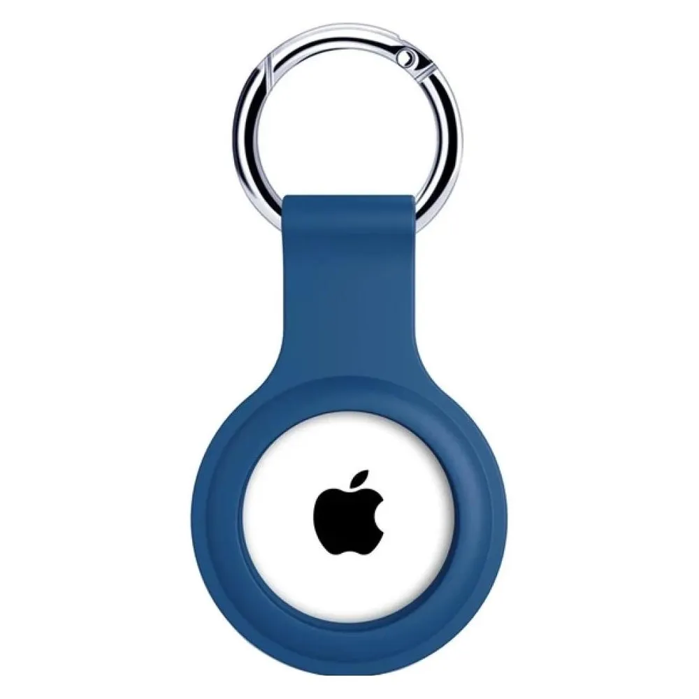 Screenguard Apple Airtag Liquid Silikon Case mit Schlüsselanhänger