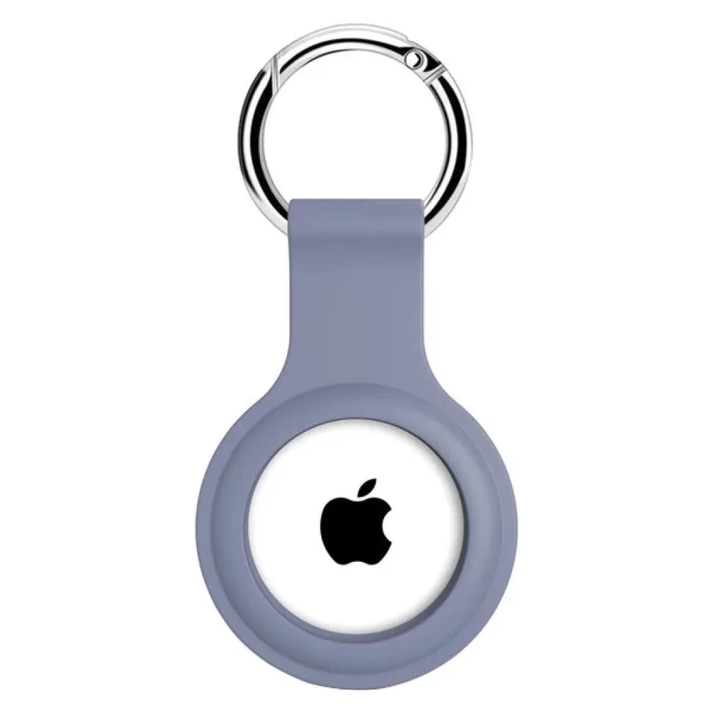 Screenguard Apple Airtag Liquid Silikon Case mit Schlüsselanhänger