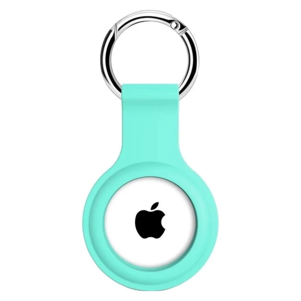 Screenguard Apple Airtag Liquid Silikon Case mit Schlüsselanhänger