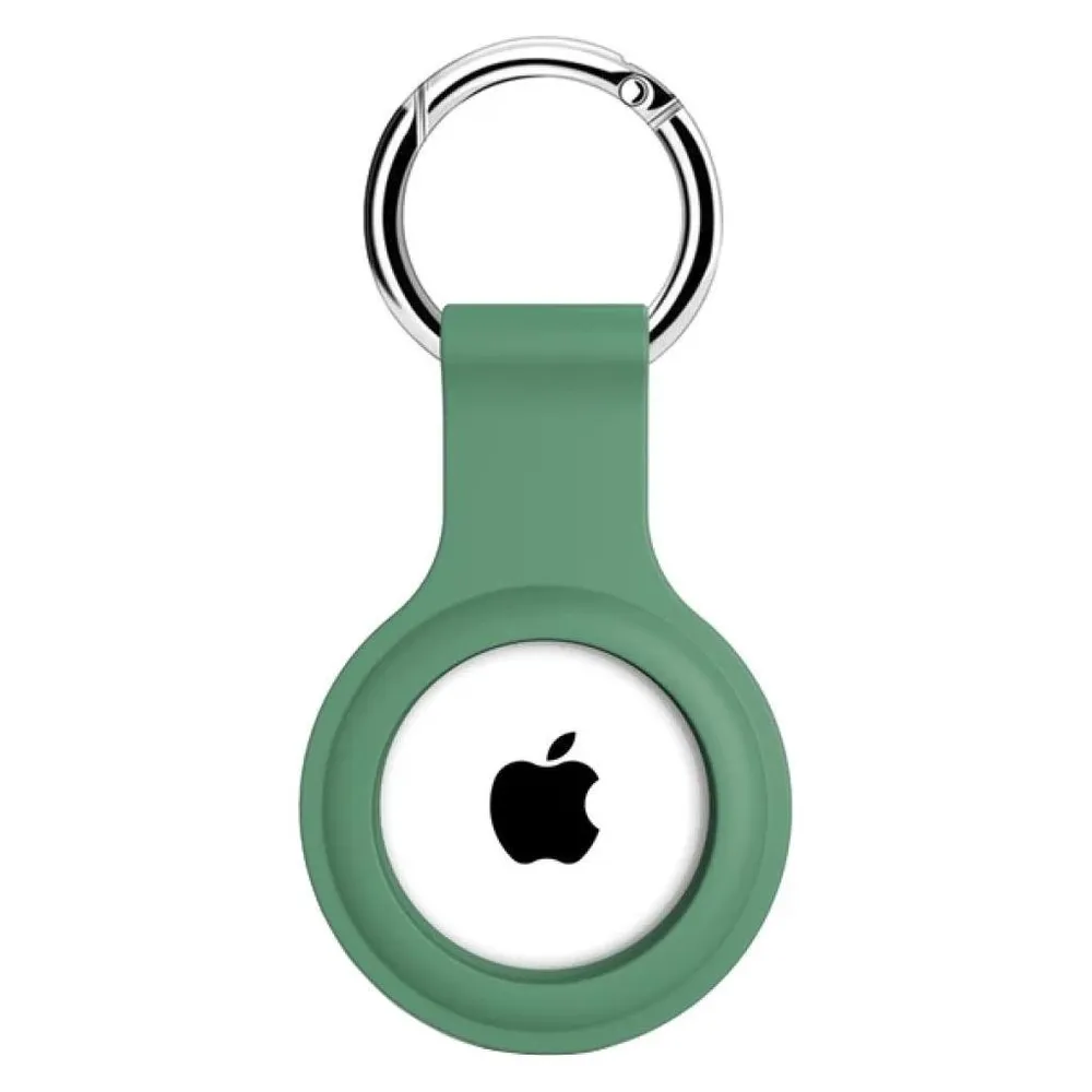 Screenguard Apple Airtag Liquid Silikon Case mit Schlüsselanhänger