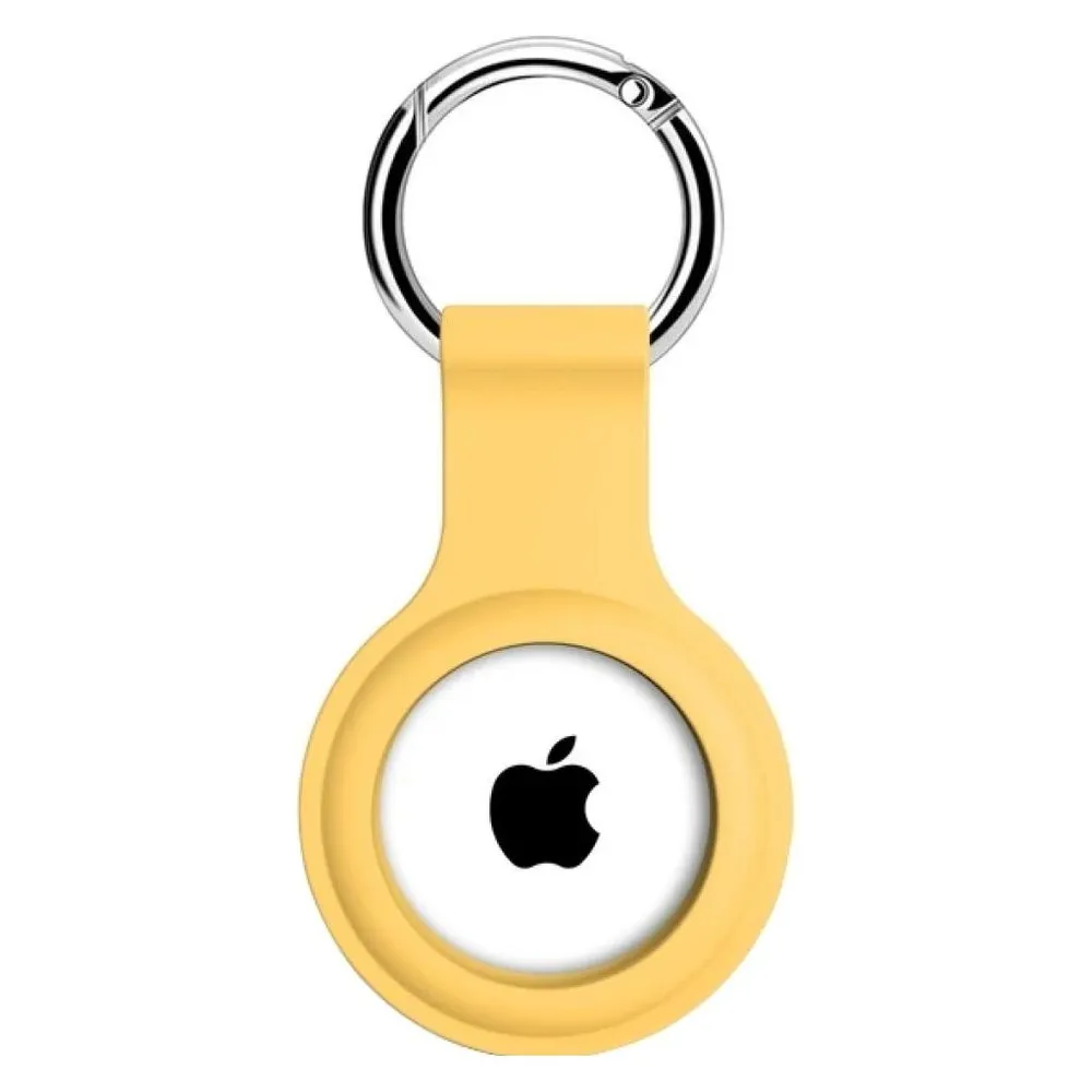 Screenguard Apple Airtag Liquid Silikon Case mit Schlüsselanhänger