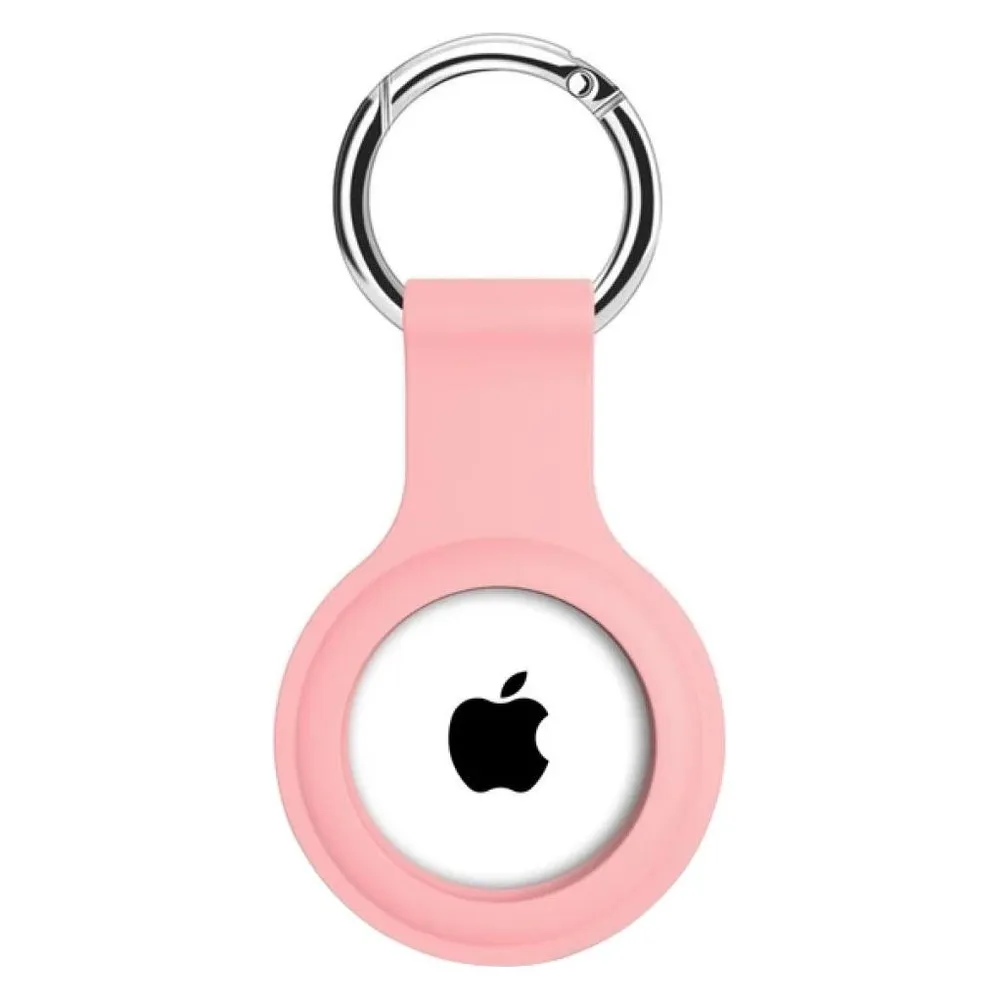 Screenguard Apple Airtag Liquid Silikon Case mit Schlüsselanhänger