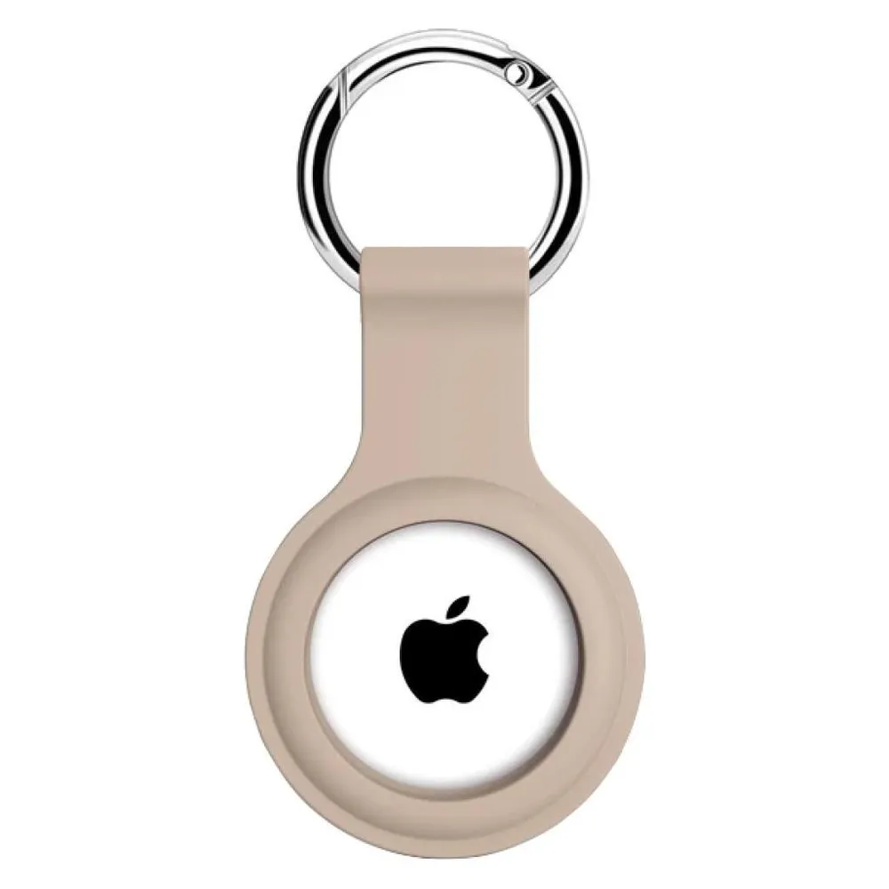 Screenguard Apple Airtag Liquid Silikon Case mit Schlüsselanhänger