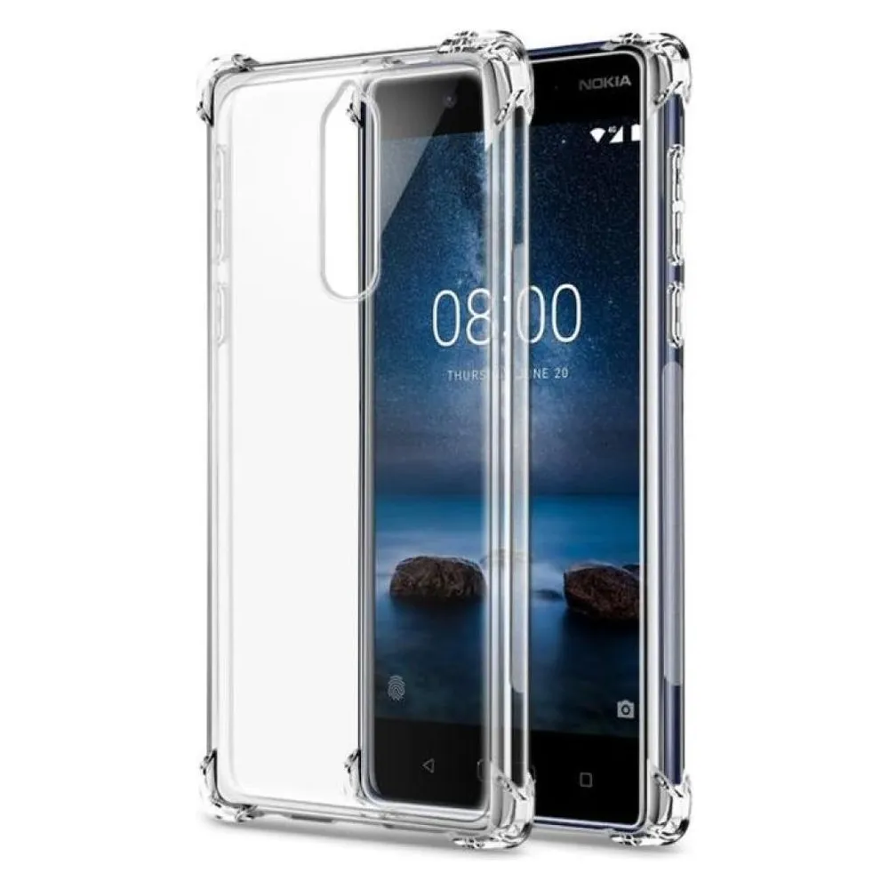 Screenguard Nokia 8.1 Crystal Soft Airbag Bumper (Nokia 8)