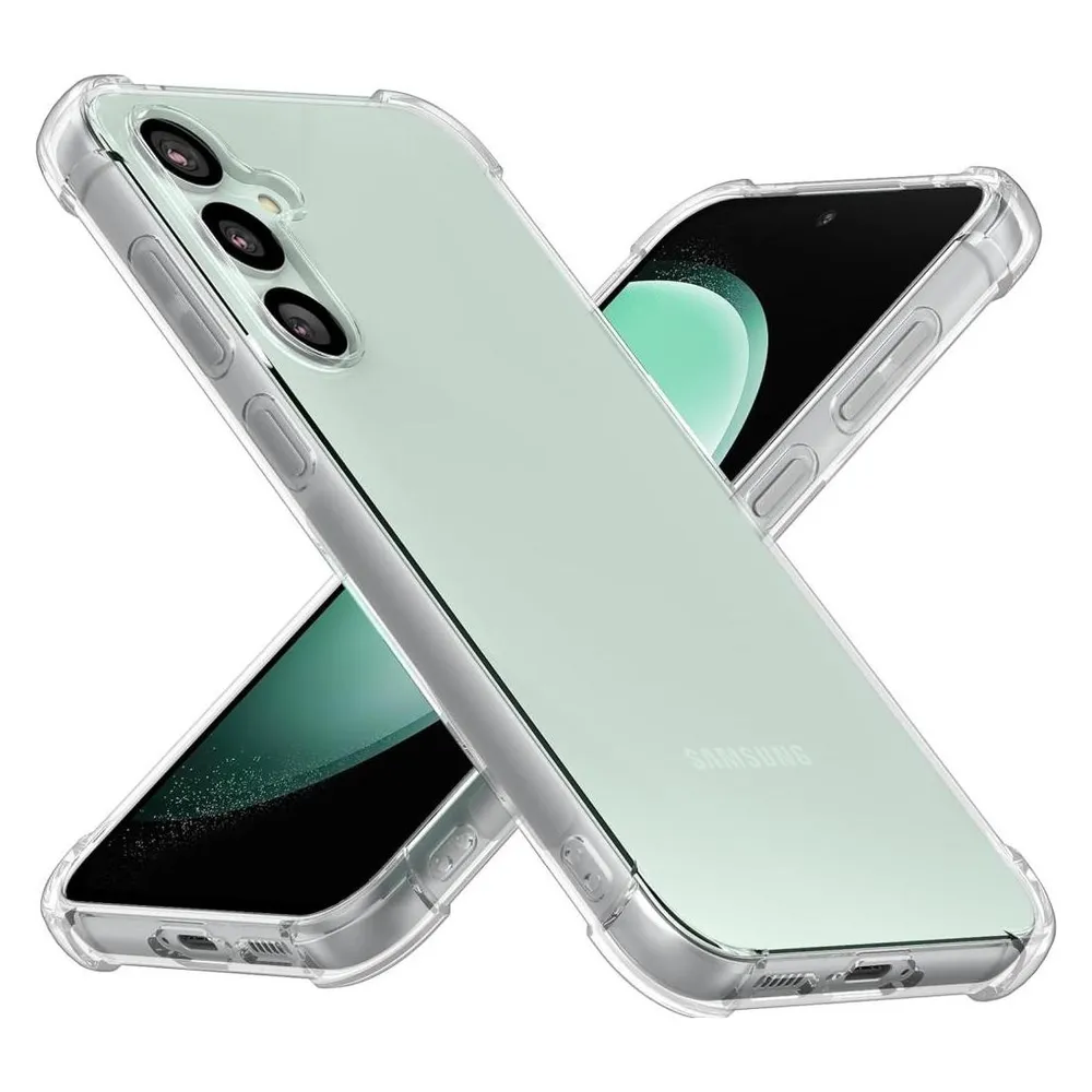 Screenguard Samsung Galaxy S23 FE Hülle Crystal Soft Airbag Bumper