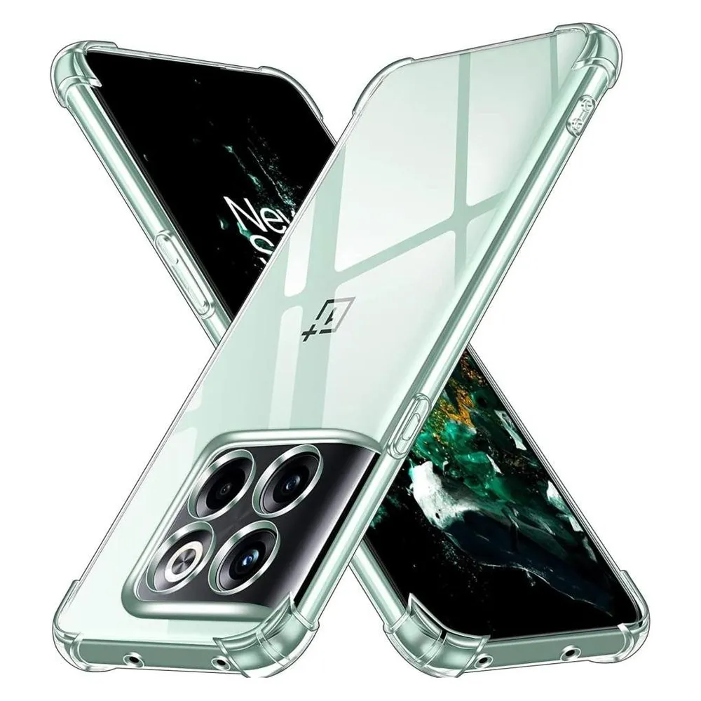 Screenguard OnePlus 10T Hülle Crystal Soft Airbag Bumper