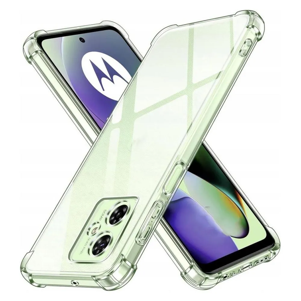 Screenguard Motorola Moto G54 5G Hülle Crystal Soft Airbag Bumper