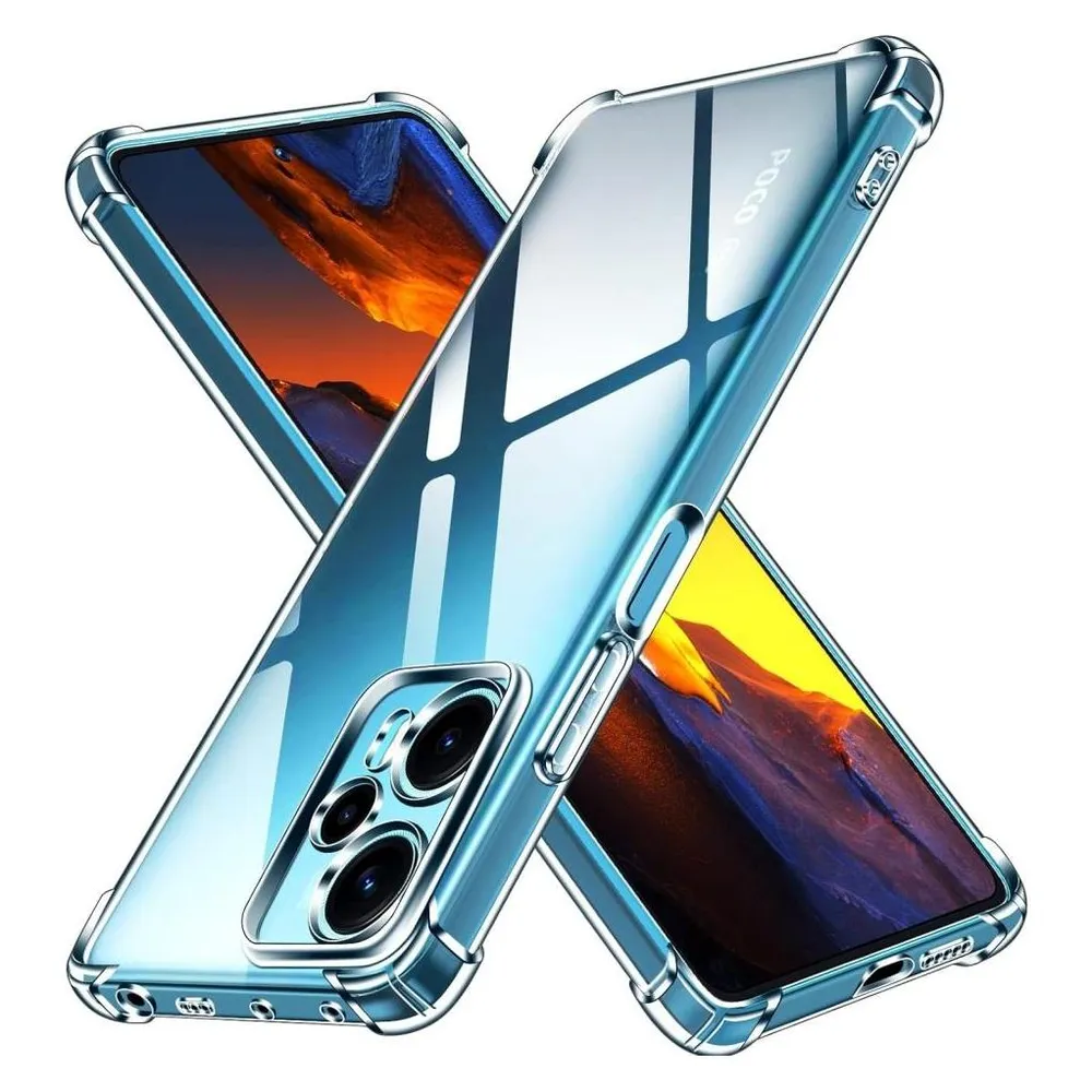 Screenguard Xiaomi Poco F5 Hülle Crystal Soft Airbag Bumper