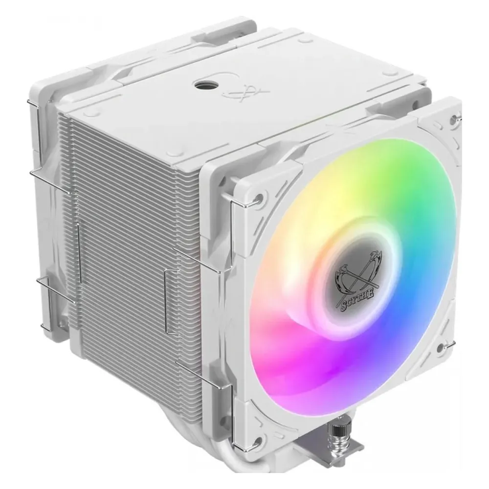 Kuhlung Luft Scythe Socket Intel AMD 120mm Mugen 6 Dual Fan ARGB Weiss