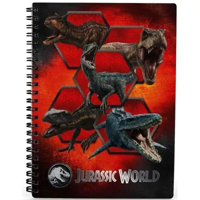 SD Toys Carnivorous Jurassic World Notizbuch mit 3D-Effekt