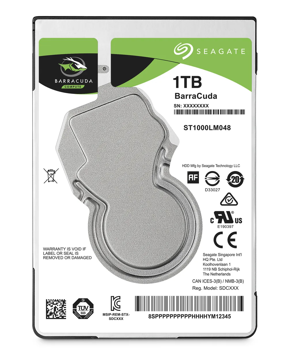 Seagate Barracuda HDD 1TB