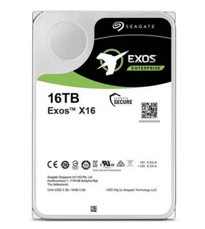Seagate Exos X16 Interne Festplatte 16 TB 7200 RPM 256 MB 3.5" Serial ATA III