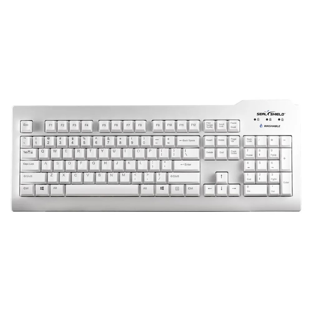 Seal Shield Silver Seal Tastatur USB white SSWKSV208DE