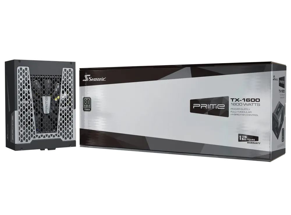 1600W PRIME TX-1600 ATX 3.1, Schwarz