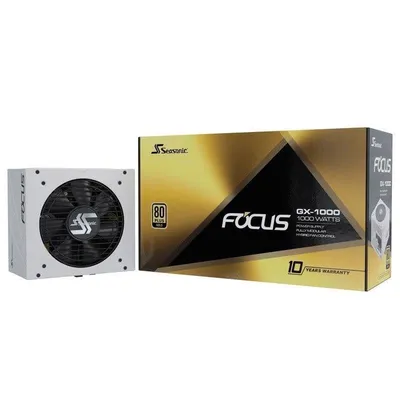 Fuente de Alimentación Seasonic Focus GX-1000 1000W 80 PLUS Gold modular Weiß