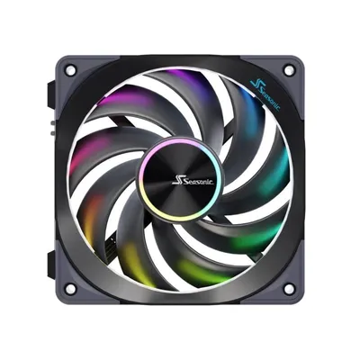 Ventilator Seasonic MagFlow 1225 ARGB PWM 12 cm 2000 RPM Schwarz Ventilator Seasonic MagFlow 1225 ARGB PWM 12 cm 2000 RPM Schwarz